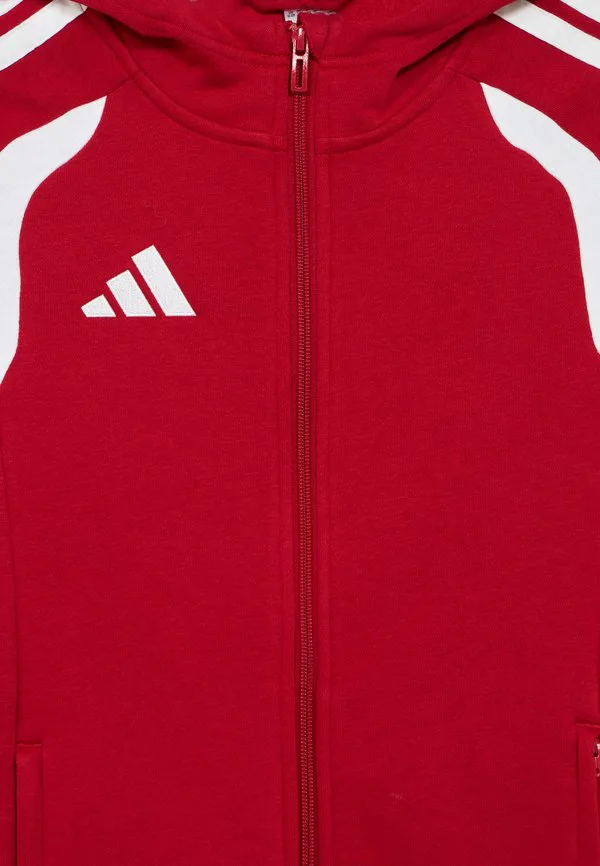 Толстовка унисекс на молнии tiro league Adidas Performance, Team Power Red/White — фото 3