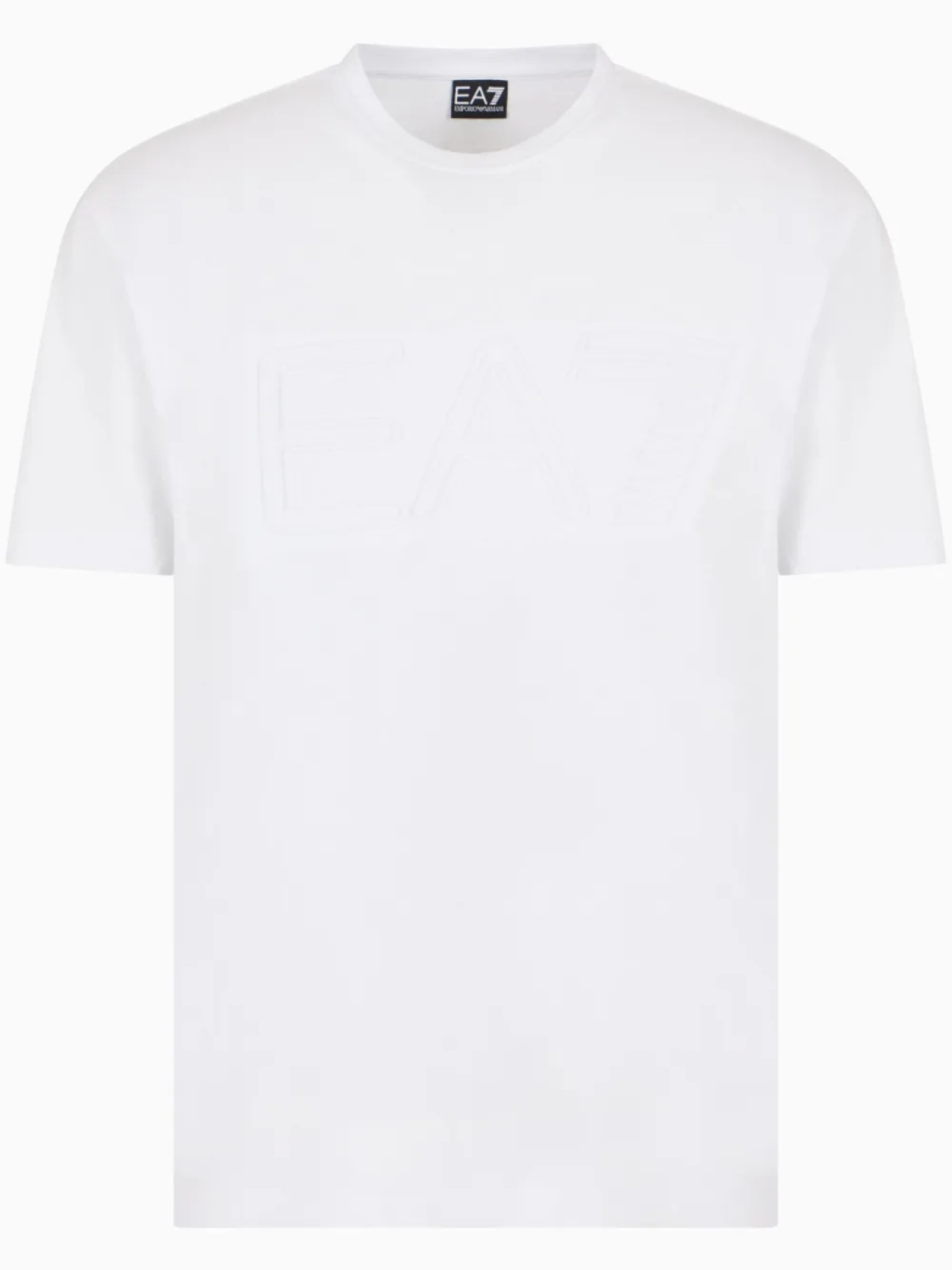

Ea7 Emporio Armani футболка с тисненым логотипом, белый