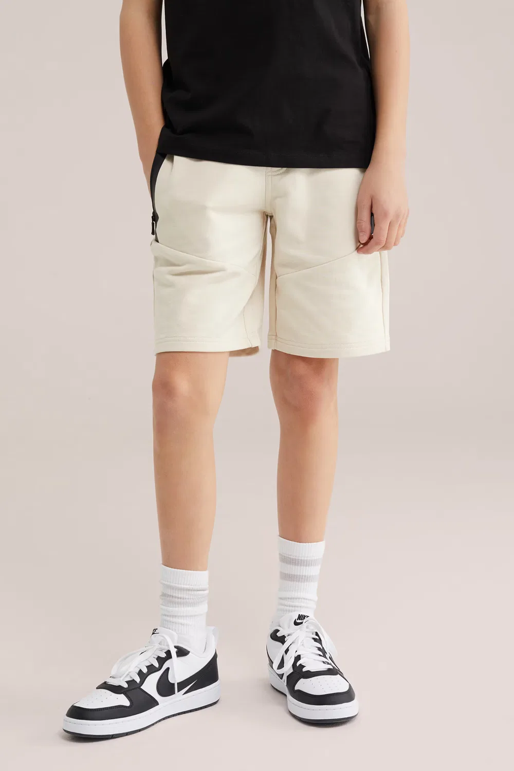 Обычные брюки We Fashion, Beige — фото 3