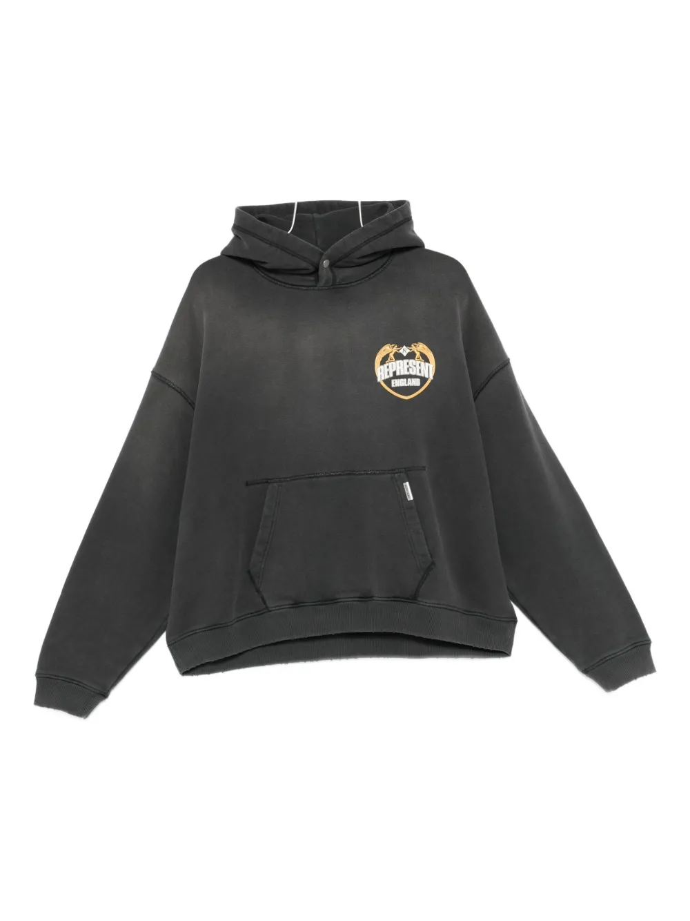 

Худи с графическим принтом Represent, серый