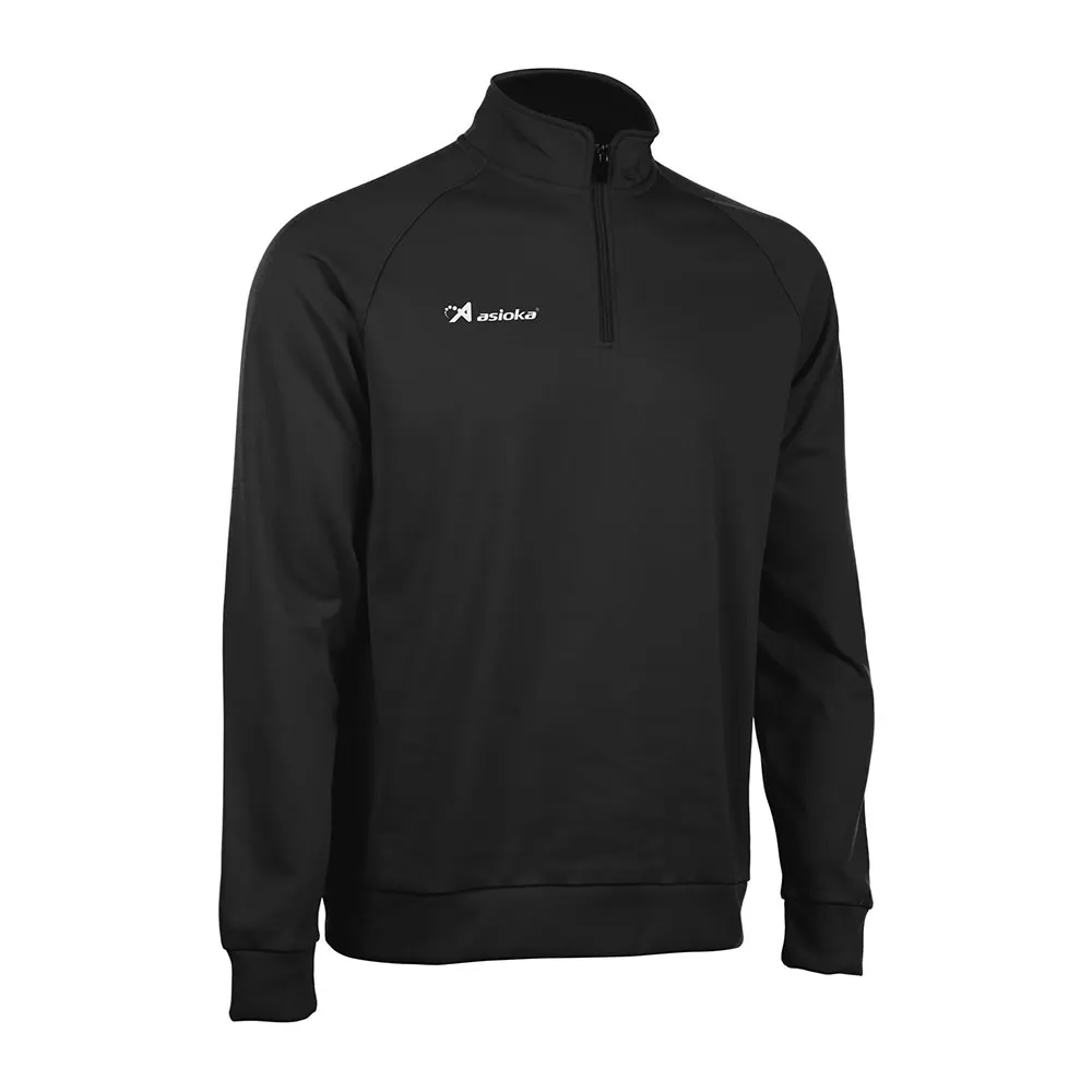

Толстовка спортивная Asioka Berlin half zip, черный
