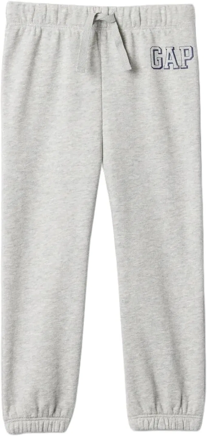 Спортивные флисовые брюки-джоггеры Gap для мальчиков, Light Heather Grey B08