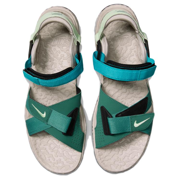Футболка Nike Acg Air Deschutz+ 'Teal Green White', цветовая гамма: Прибрежный синий/Изумрудный зелёный/Чёрный/Светлый железорудный серый/Кактусовый зелёный/Молниевый синий — фото 4