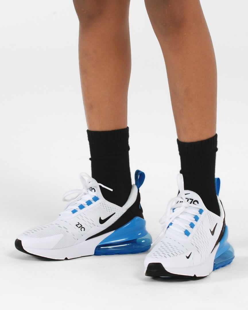 Кроссовки Nike Air Max 270, цвет White/Metallic Silver/White — фото 2