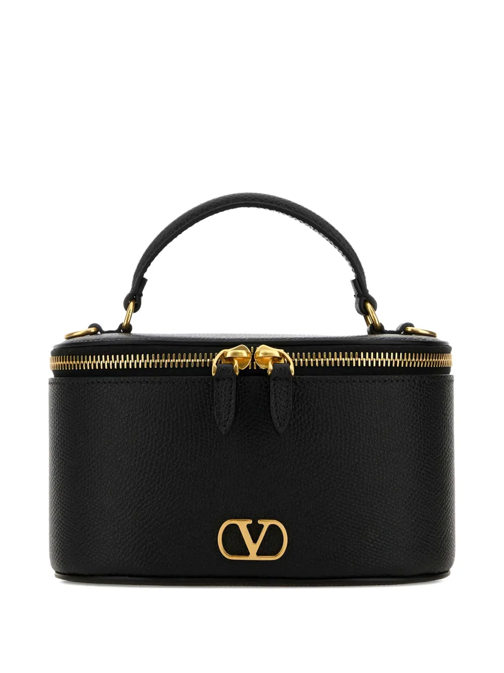 

Мини-сумка из кожи с фирменной пряжкой VLogo Valentino Garavani, черный