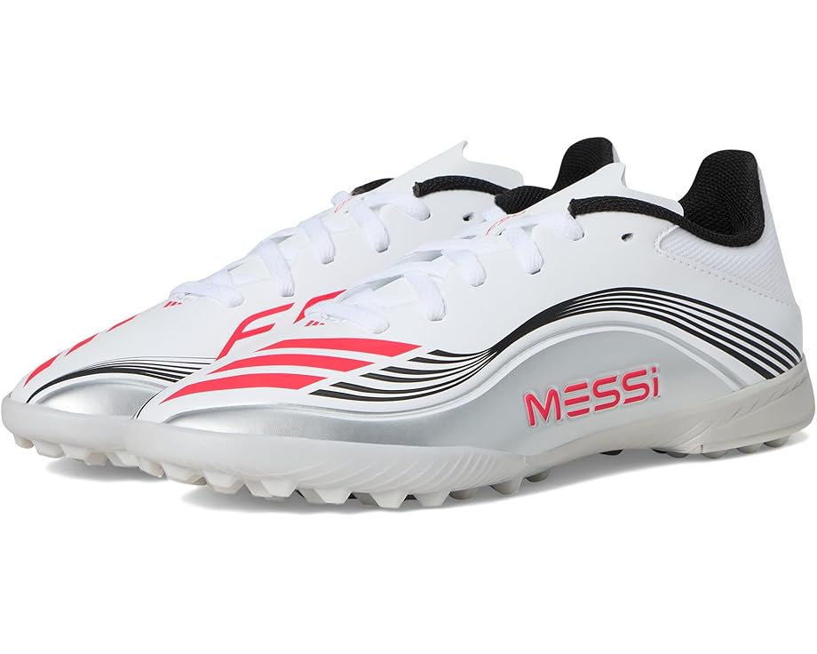 

Кроссовки adidas Kids F50 Messi League Turf Cleats, цвет White/Lucid Red/Silver Metallic