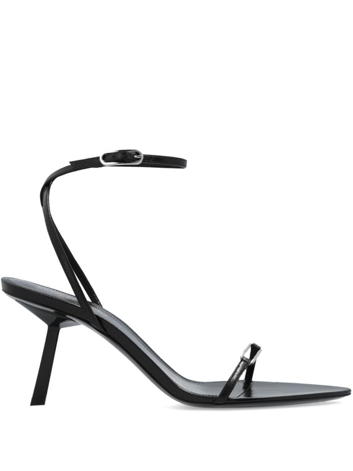 

Saint Laurent сандалии из кожи Kitty 75 мм, черный