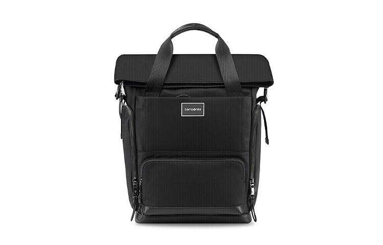

Рюкзак SAMSONITE из микрофибры и искусственной кожи, средний размер, унисекс, черный/хаки