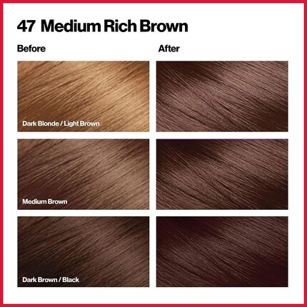 Натуральная краска для волос Colorsilk 4Wb, средне-насыщенный коричневый цвет, 1 шт., Revlon — фото 2