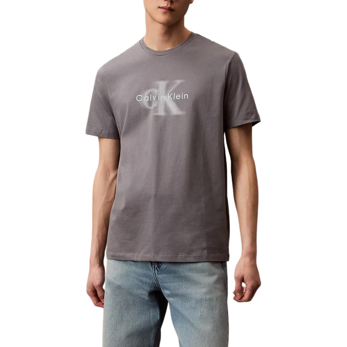 

Футболка мужская серая Calvin Klein, серый