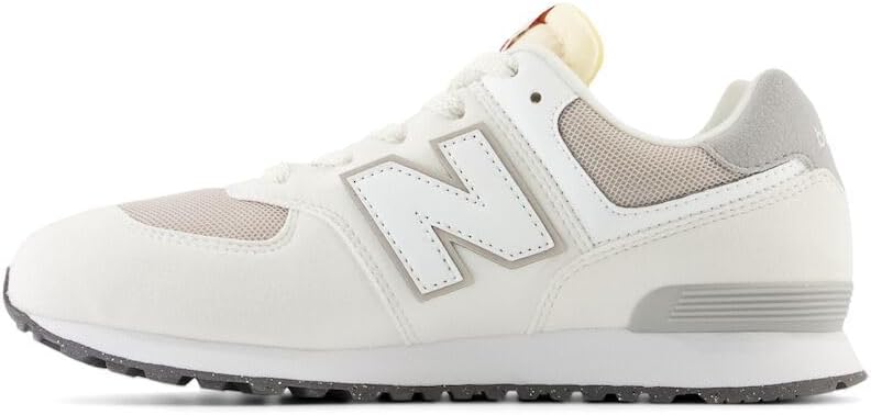 Кроссовки New Balance Kids' 574 V1 на шнуровке, белый — фото 2