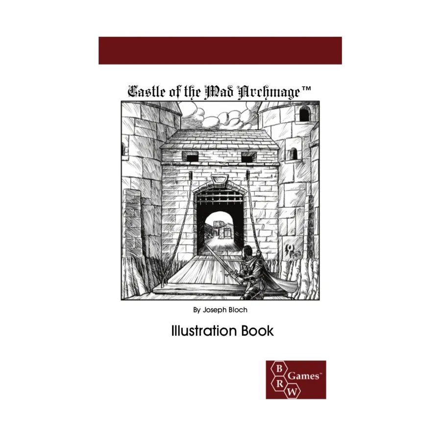 

Castle of the Mad Archmage - Illustration Book, Adventures Dark and Deep, мягкая обложка