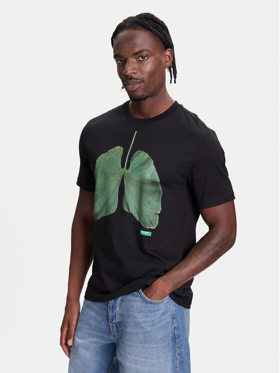 

Футболка свободного кроя 3BL0U10AG United Colors Of Benetton, черный