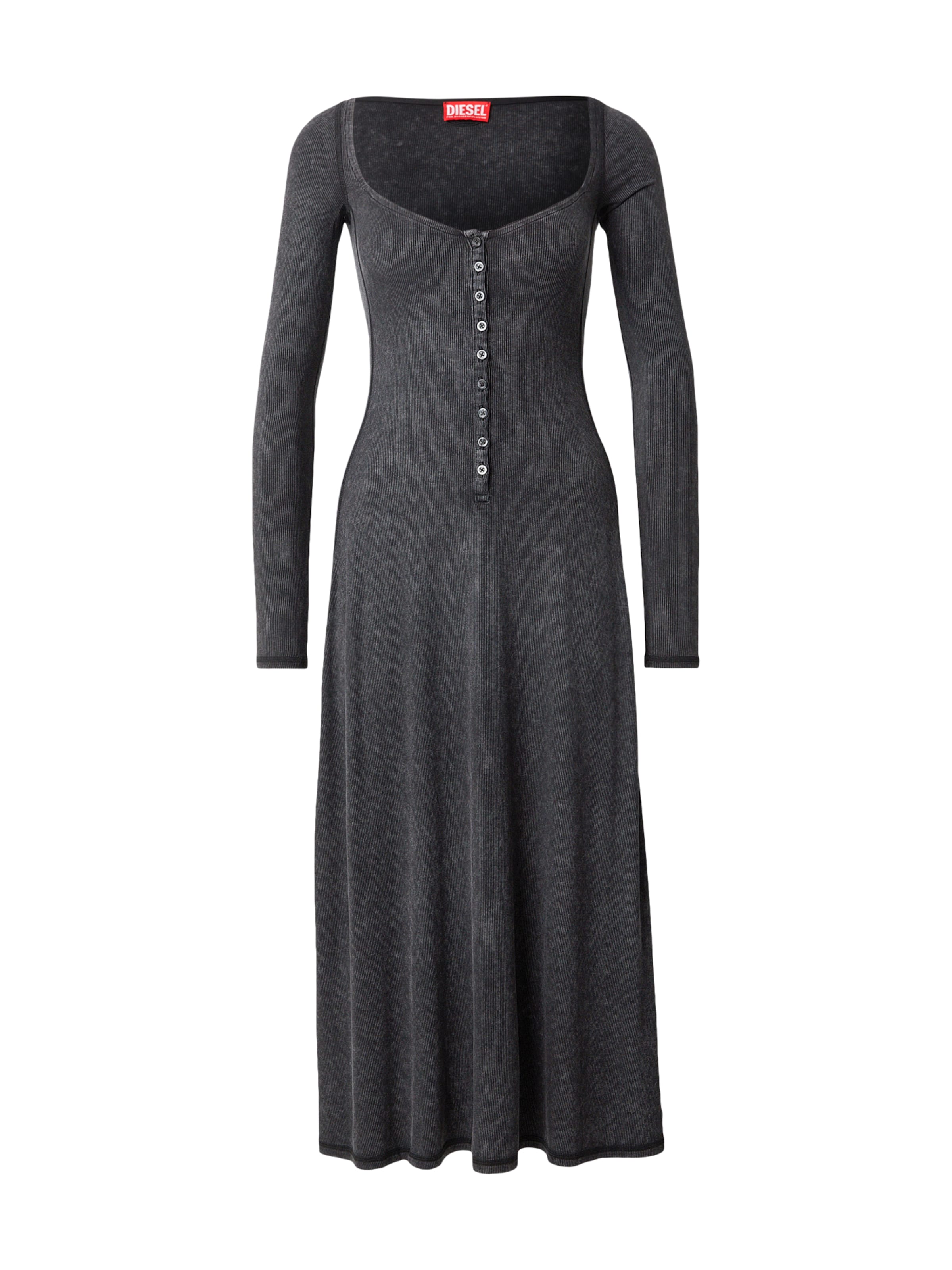 

DIESEL Платье-рубашка 'LEY' в черном цвете