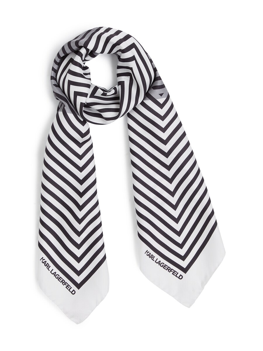 

Шарф Karl Lagerfeld Scarf, черный/белый