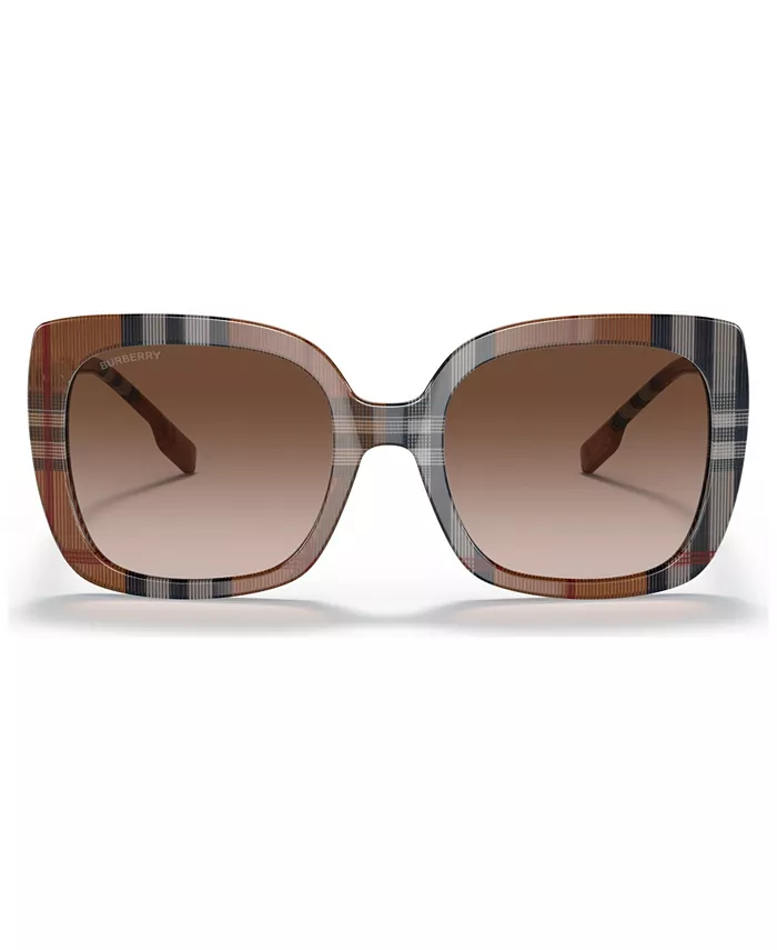 Женские солнцезащитные очки, BE4323 CAROLL Burberry, коричневый — фото 2