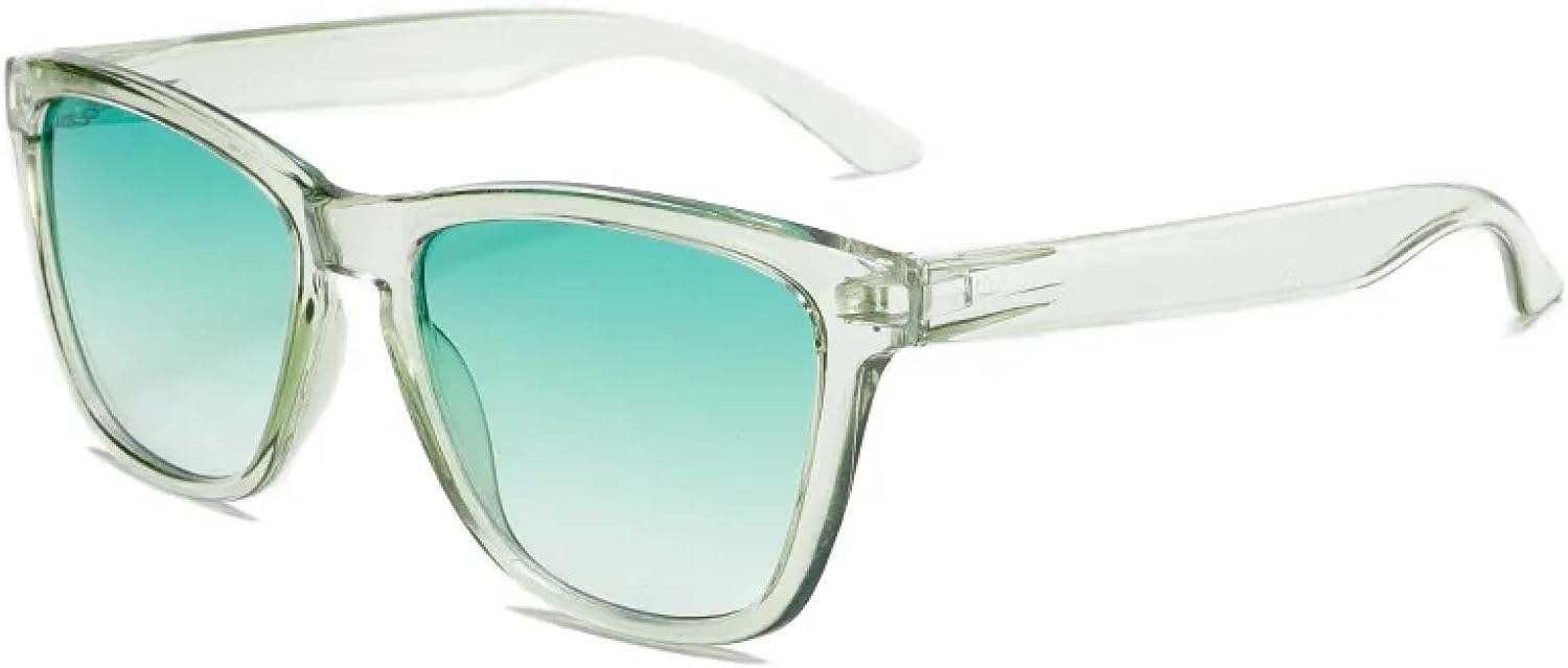 

Солнцезащитные очки с защитой от УФ-излучения UV400 | Большая оправа, конфетный цвет | Для женщин и мужчин, для занятий спортом на открытом воздухе и вождения DSVIGF, Green