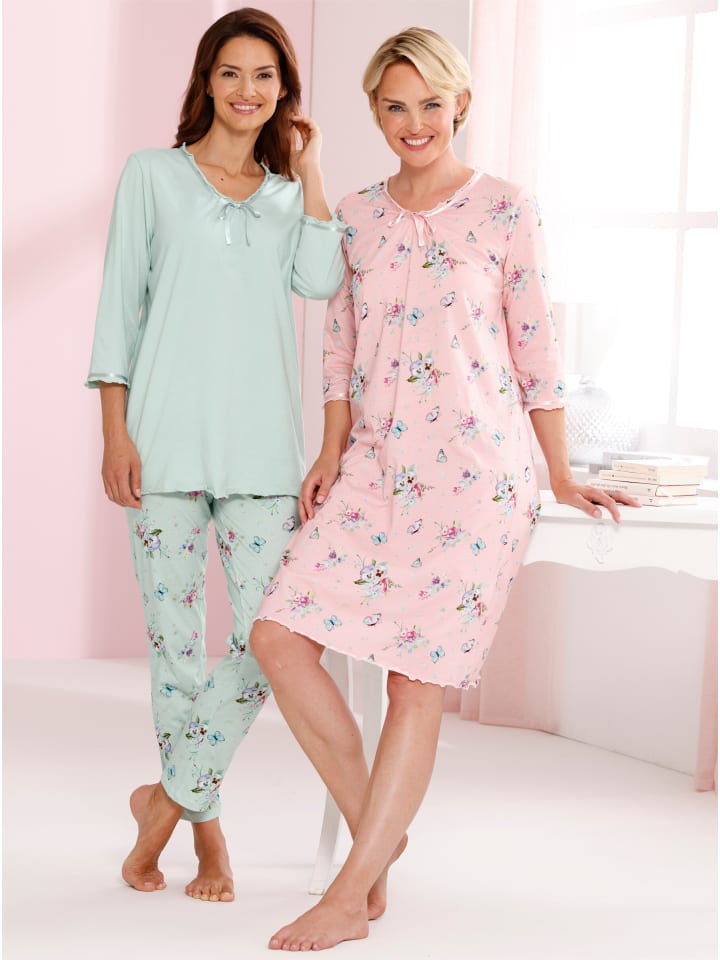 

WITT WEIDEN Пижама с нежным мятным принтом