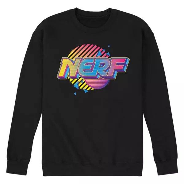 

Мужской флисовый свитер в стиле 90-х Nerf, черный