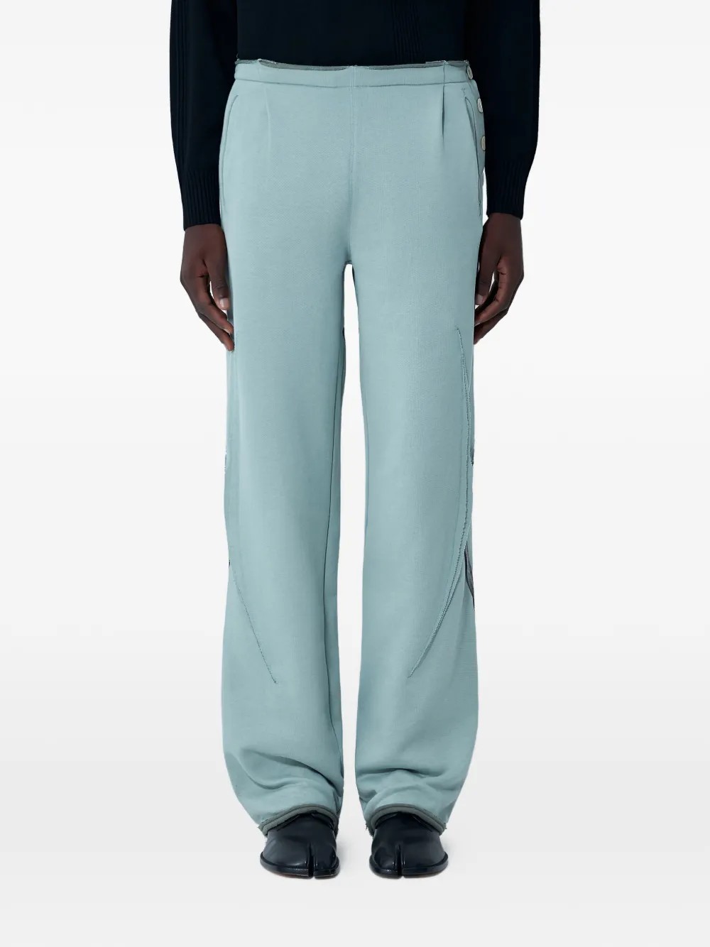 

Брюки Vig K Dart с панелями и эффектом потертости Kiko Kostadinov, синий