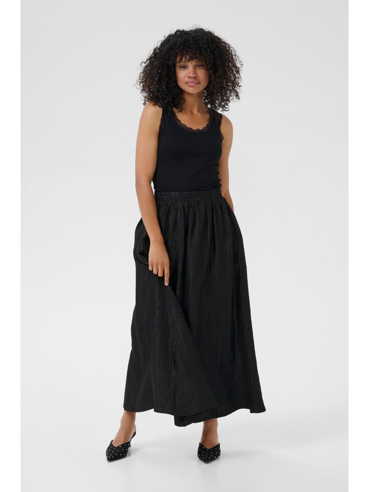 

Kaffe Юбка Karizz А-образного силуэта, темно-черная