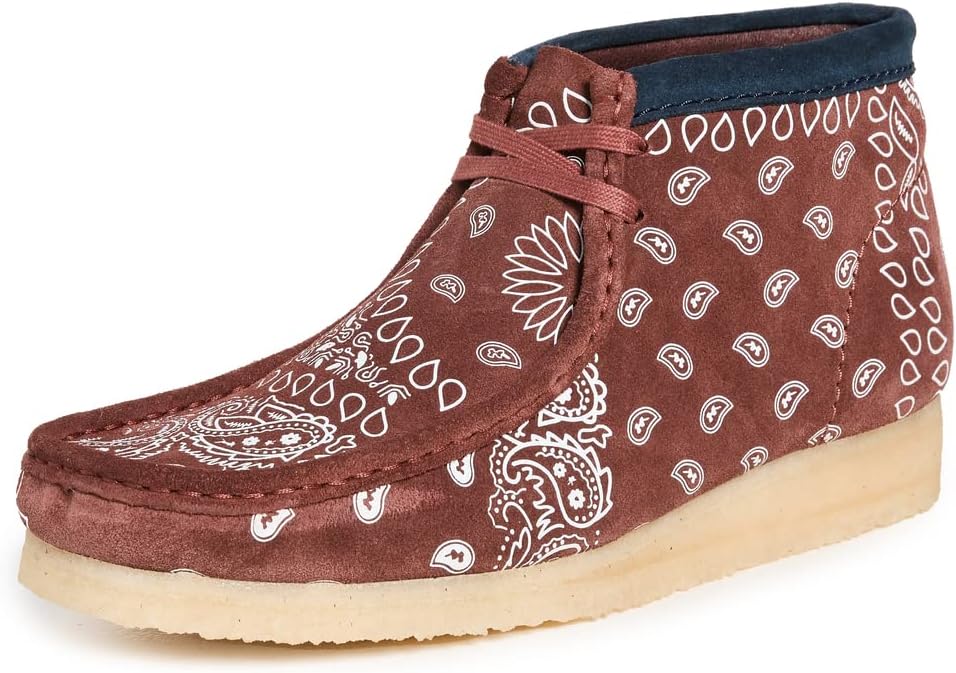 

Мужские ботинки Wallabee от Clarks, Brick Paisley