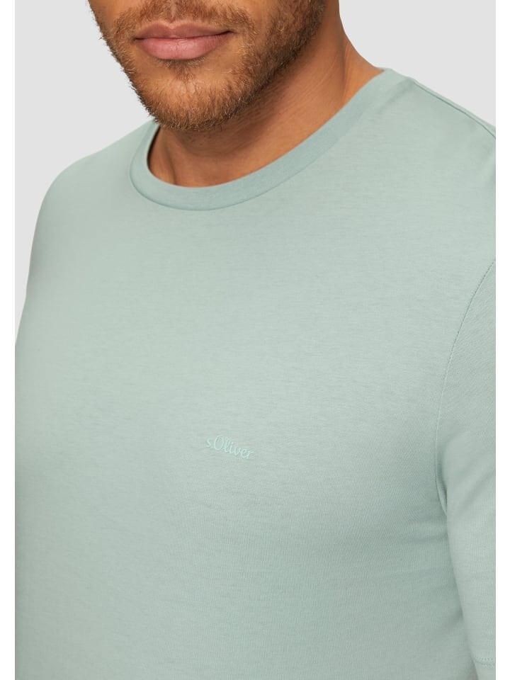 

Футболка s.Oliver T-Shirt kurzarm, зеленый