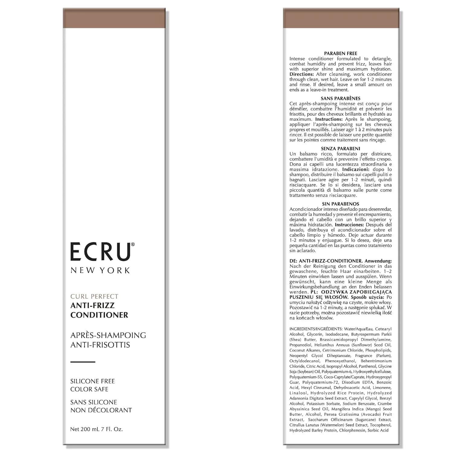 Кондиционер ECRU NEW YORK Curl Perfect против пушистости волос 710 мл (1 шт.) — фото 2