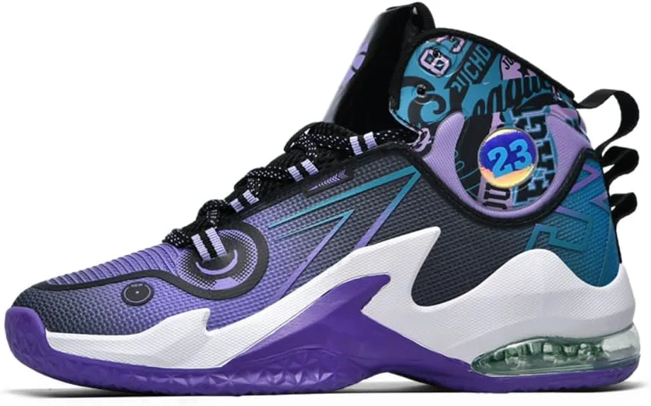 

Мужские повседневные дышащие спортивные кроссовки для баскетбола и бега AshiLd, фиолетовый