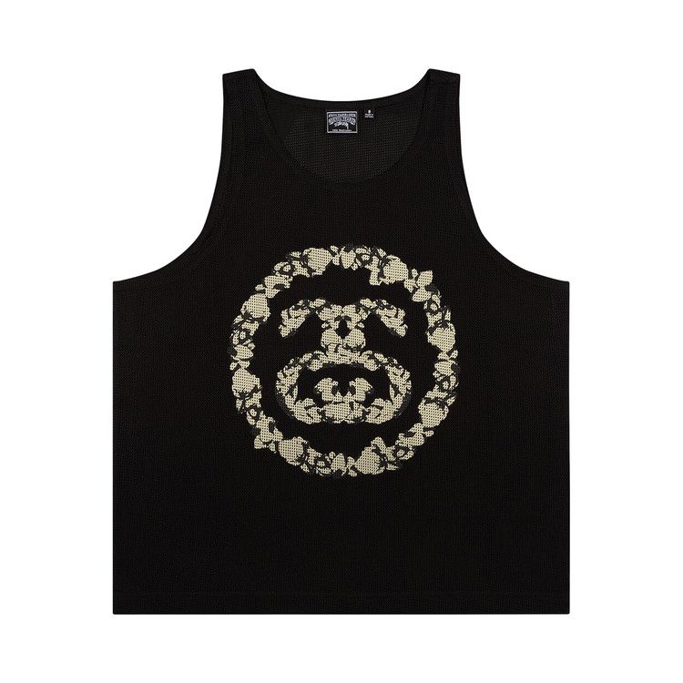 

Топ Denim Tears x Stussy Double S Wreath Gym Tank, Black