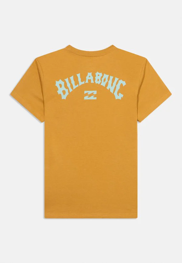 Футболка унисекс с принтом «волна арки» Billabong, Honey Mustard/Solid — фото 4