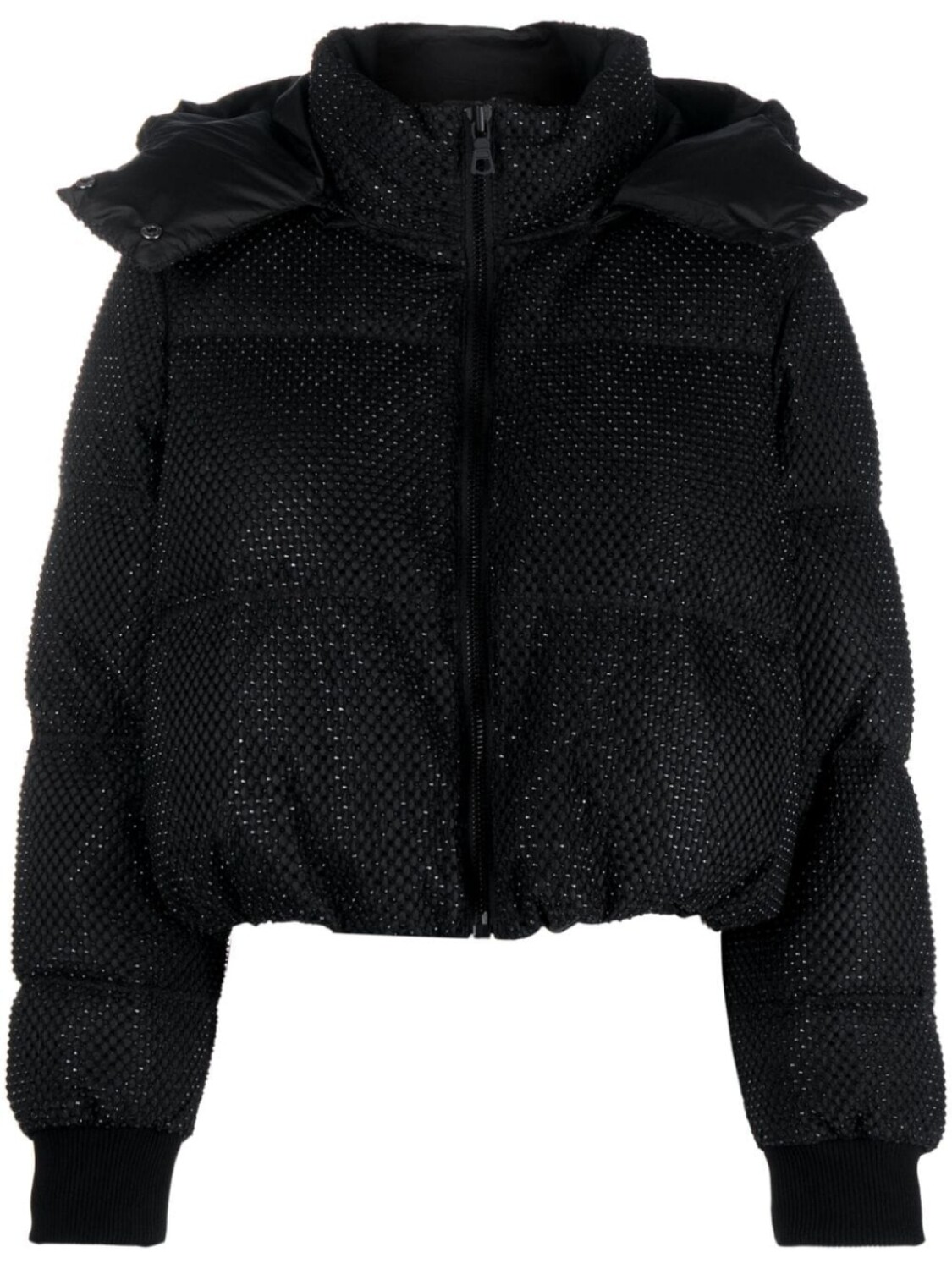 

alice + olivia пуховик Robena с кристаллами, черный