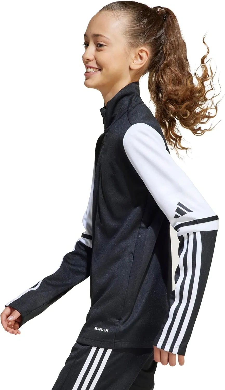 Детская худи adidas Squadra25, черный/белый — фото 4