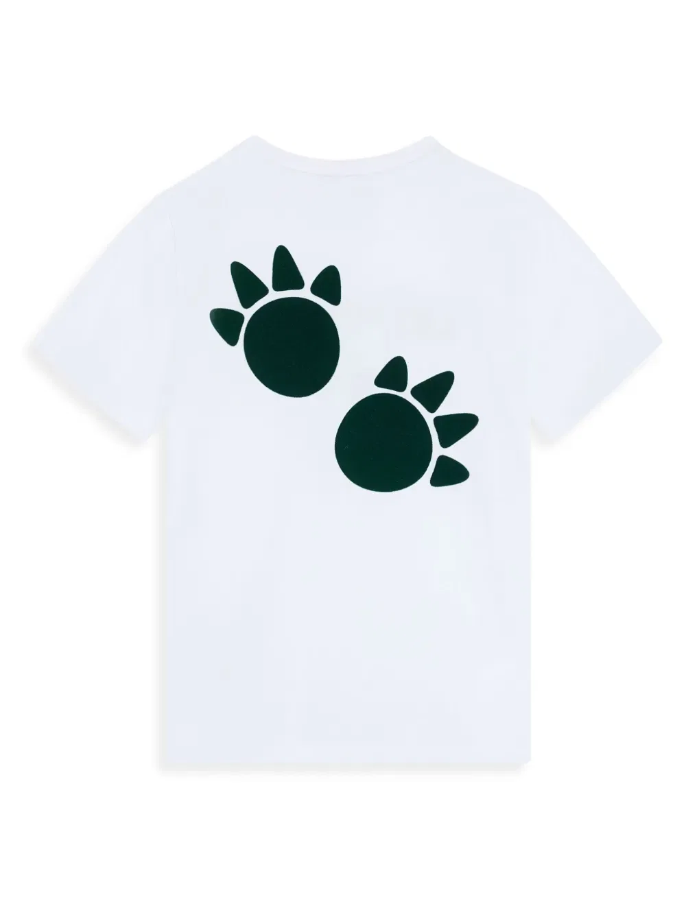 Футболка из органического хлопка с графическим принтом Lacoste Kids, белый — фото 2