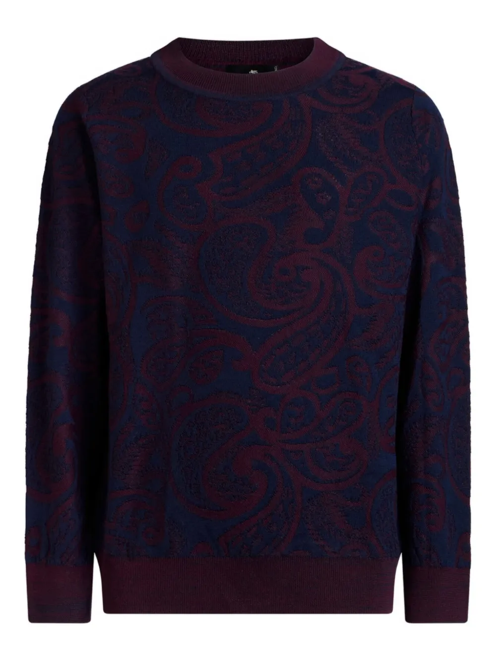 

Свитер с жаккардовым узором пейсли ETRO, синий