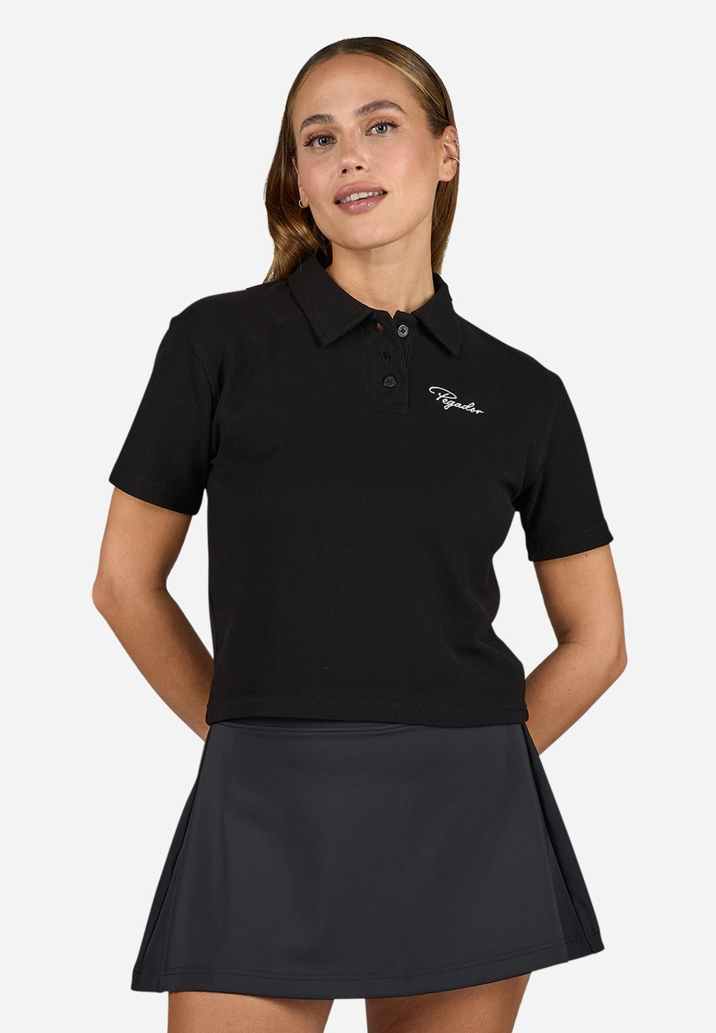 

Рубашка поло BERUTTI CROPPED POLO BABY TEE Pegador, черный
