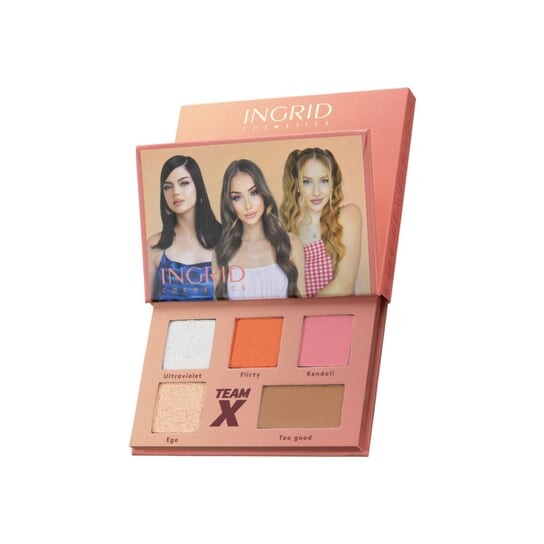 

Палетка теней Flirty 5, 12 г Ingrid, разноцветный