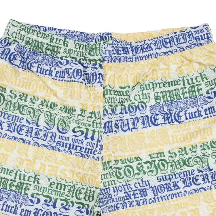 Supreme Cities Jacquard Short 'Multicolor' — фото 3