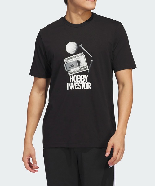 

Футболка, крой классический, бренд adidas Golf, цвет черный