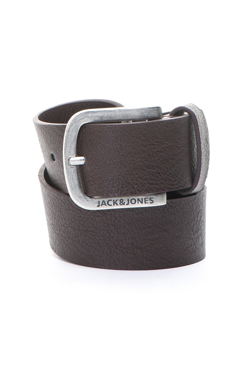 

Кожаный ремень Гарри Jack & Jones, коричневый