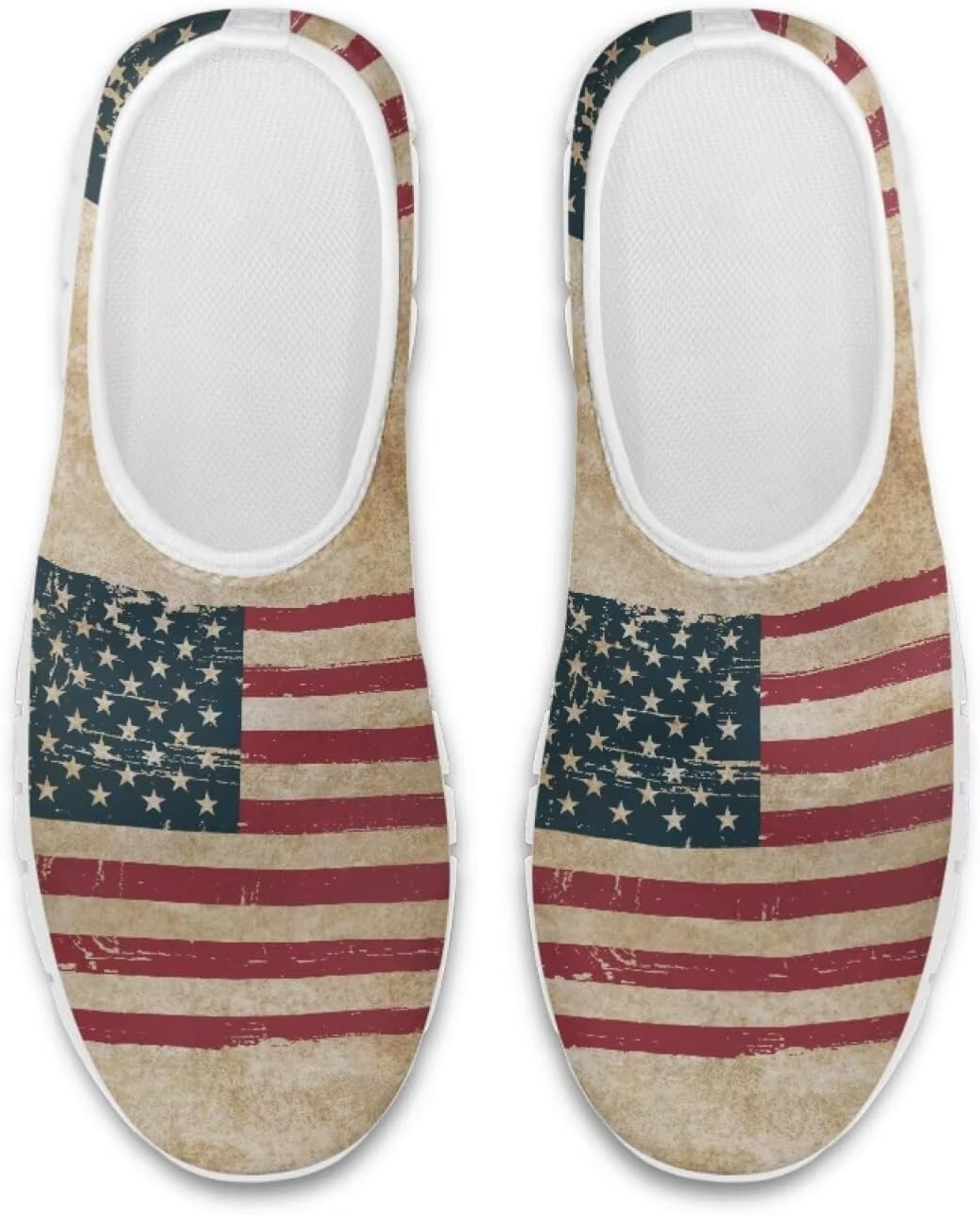 

Кроссовки Chaqlinс перфорацией с американским флагом, унисекс, America Flag Pattern