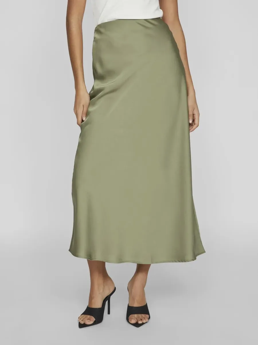 

Юбка макси Vila "VIELLETTE HW LONG SKIRT - NOOS", зеленый