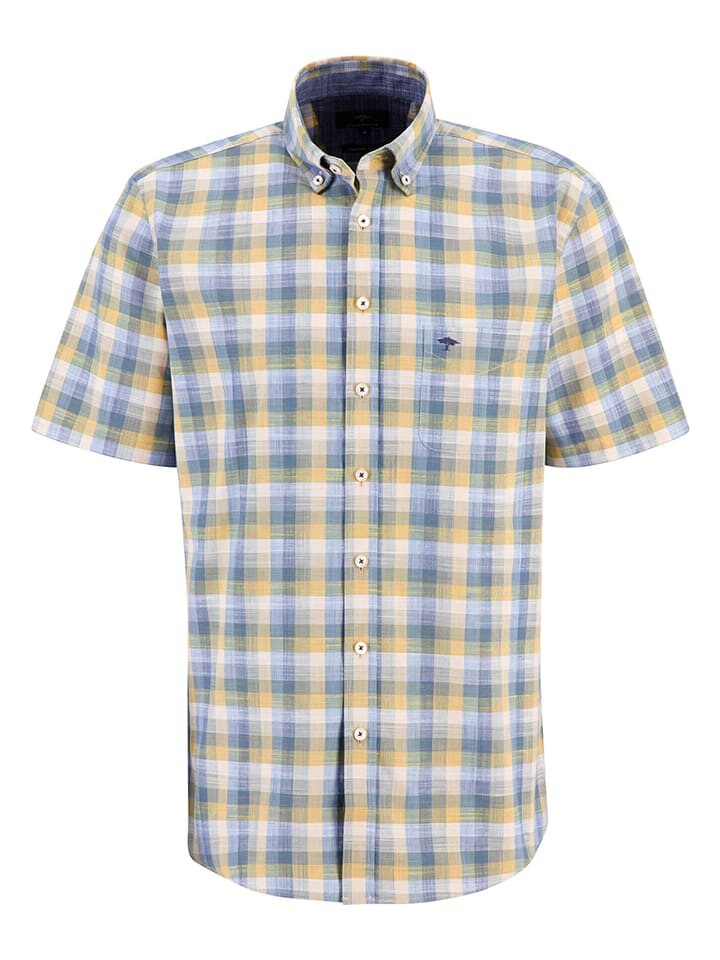 

Рубашка FYNCH-HATTON Casual fit, цвет gelb/blau