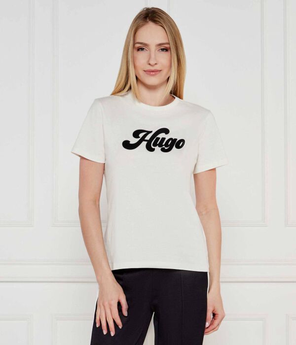 

Футболка damacia_4 Regular fit Hugo, экрю