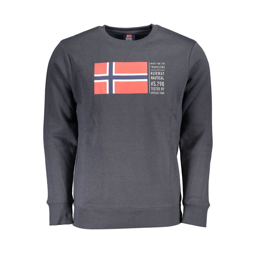 

Серый хлопковый свитер Geographical Norway