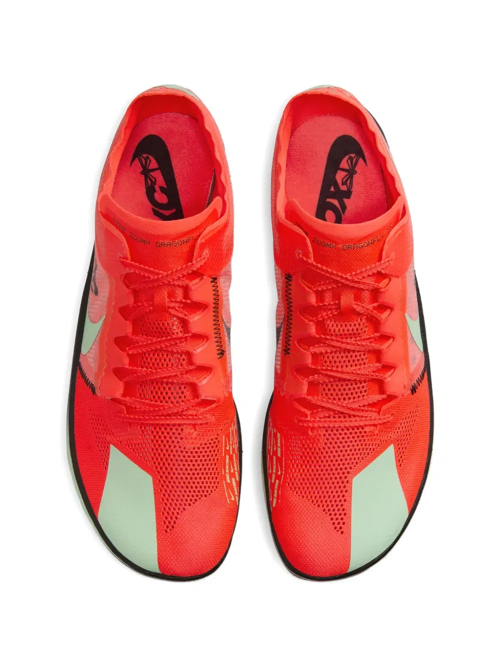Кроссовки Zoomx Dragonfly XC с шипами для кросс-кантри Nike, красный — фото 2