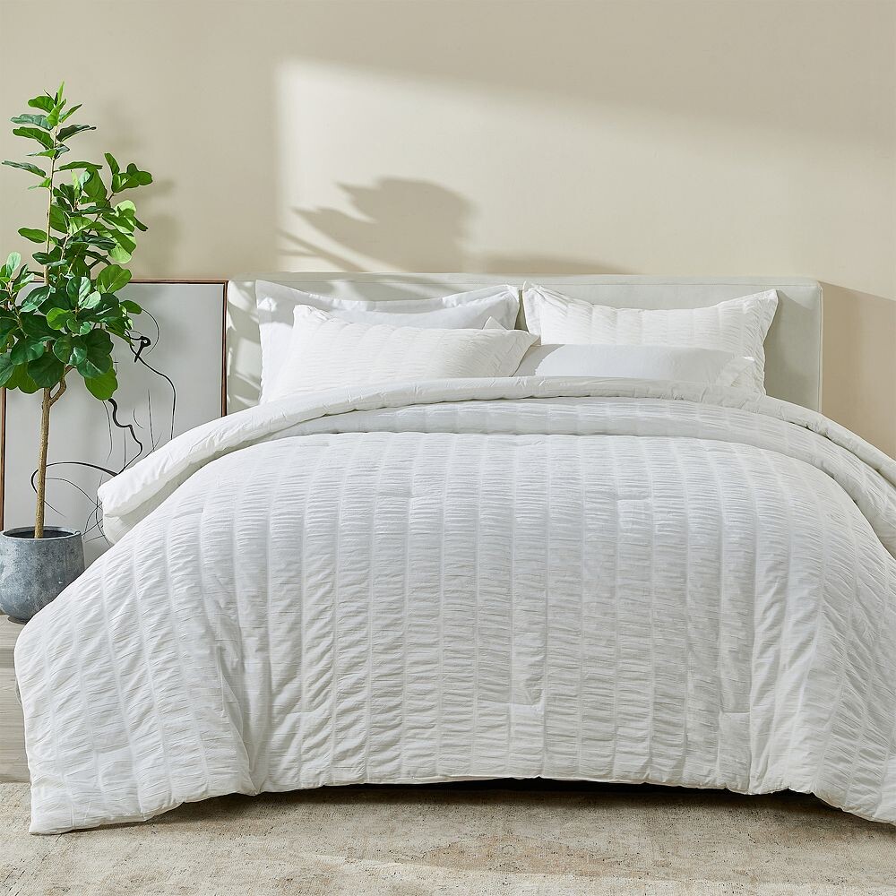

Комплект двустороннего одеяла Patina Vie Maison Down Alternative со складками в полоску, цвет Fresh White
