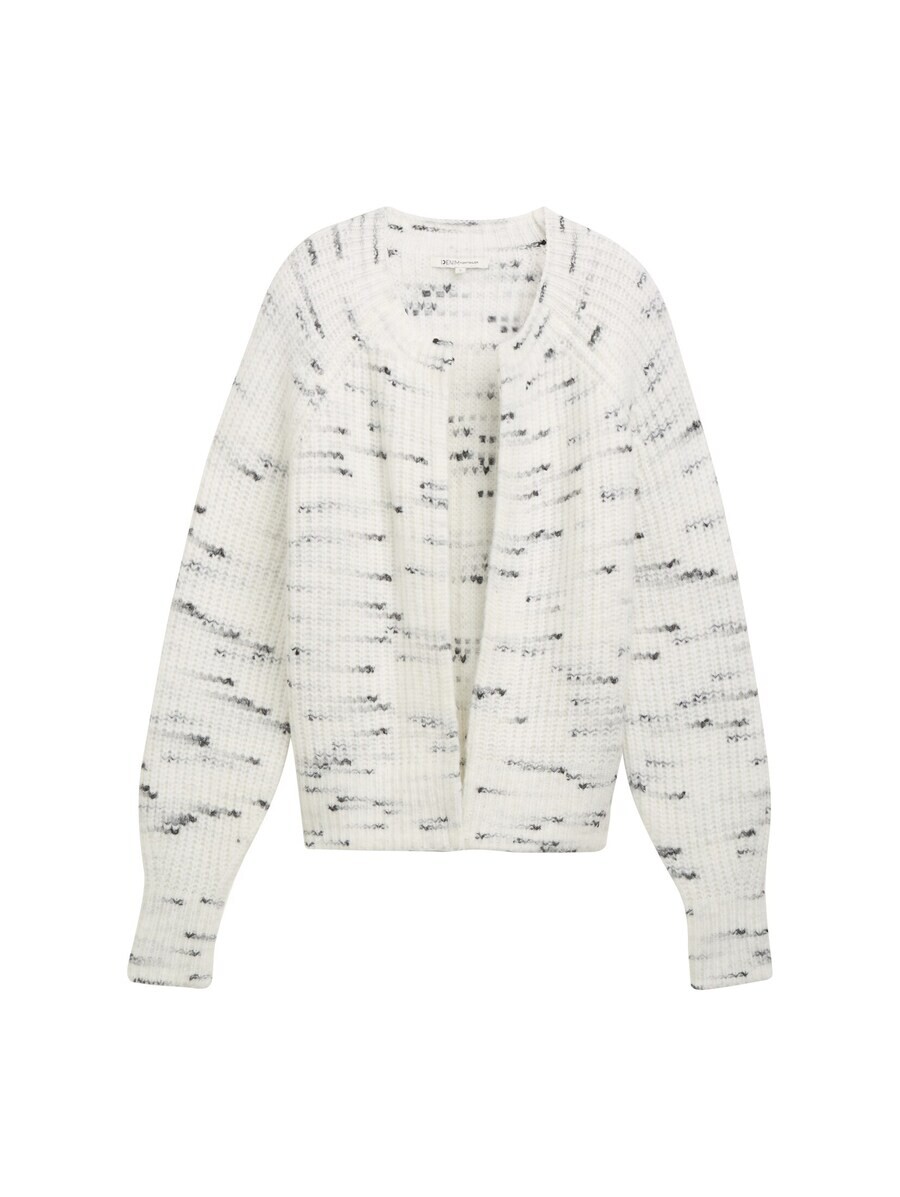 

Вязаный кардиган TOM TAILOR DENIM Knit Cardigan, белый