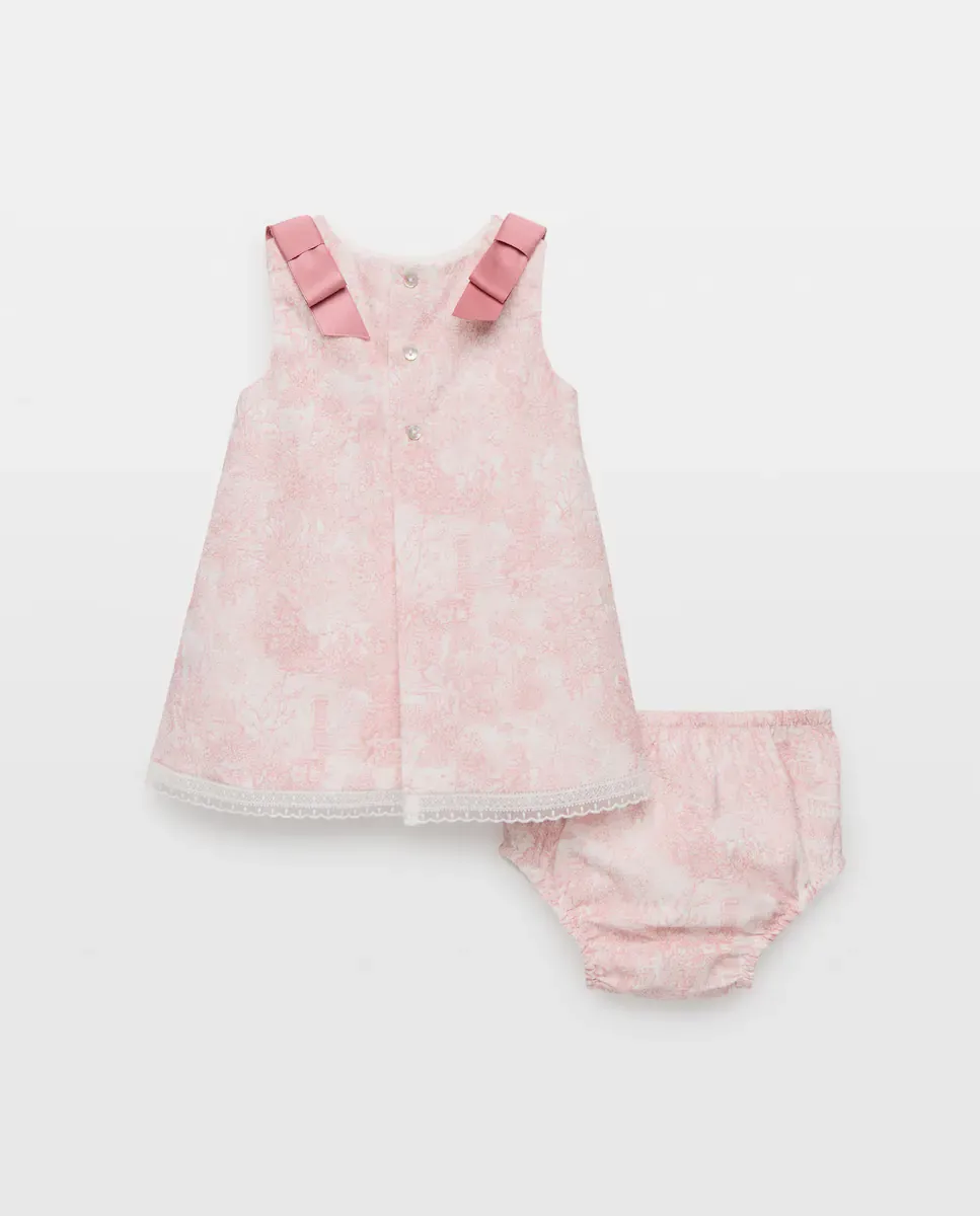 Платье с бантиками для малыша Coconut El Corte Inglés, Rosa Viejo — фото 2