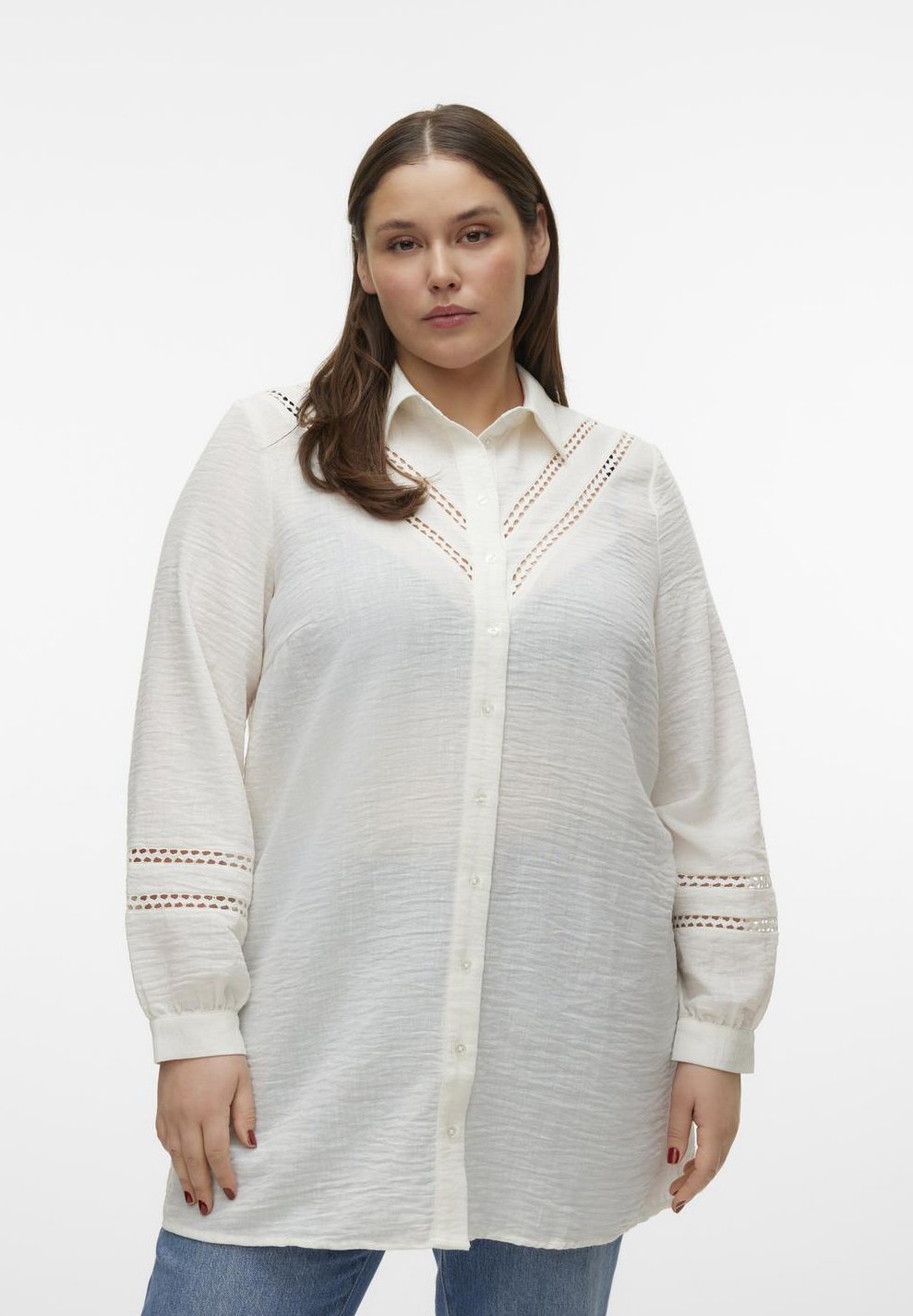 

Рубашка VMCCHRIS SHIRT Vero Moda, белый